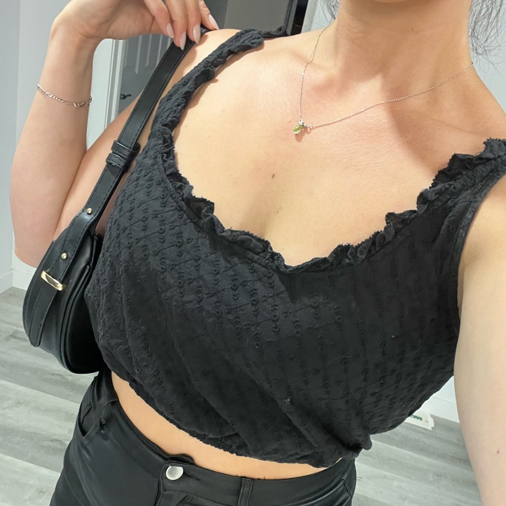 Lace Cropped Top Primark x Rita Ora Romantic Festival Style Size 10